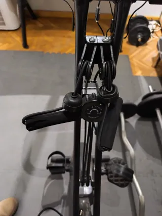 Bicicleta Estática Homcom Negra