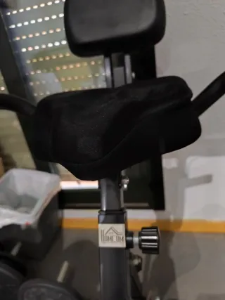 Bicicleta Estática Homcom Negra