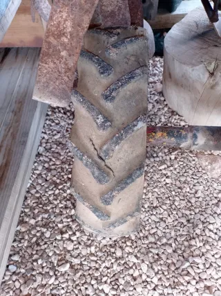 Mula Mecánica con Rotavator y Ruedas