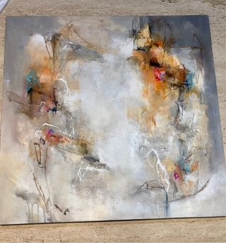 Óleo abstracto de Clara Elipe