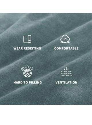 Funda sofá MAXIJIN Terciopelo 3 plazas Teal