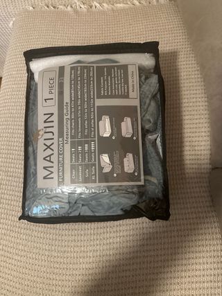 Funda sofá MAXIJIN Terciopelo 3 plazas Teal