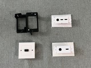 Placas de Pared HDMI y audio