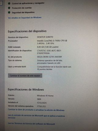 HP ALL IN ONE Ordenador Blanco