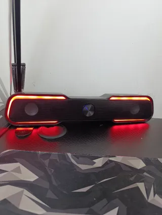 Barra de Sonido RGB Negra