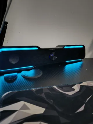 Barra de Sonido RGB Negra