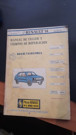 Manual Taller Renault 14