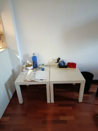 2 Mesas Lack Blancas Ikea