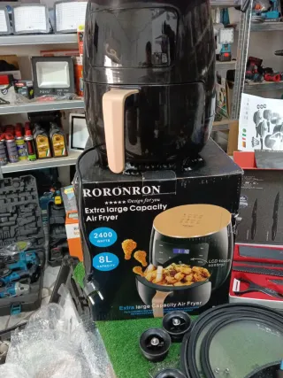 X4 Friggitrice ad aria e set pentole