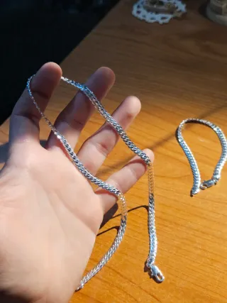 Set Collana e Bracciale Argento 925