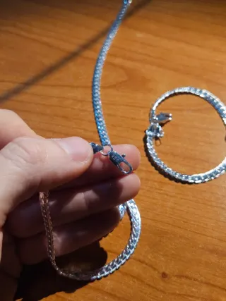 Set Collana e Bracciale Argento 925