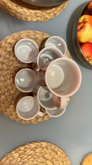 Set 9 Tazze The/Cappuccino Floreale