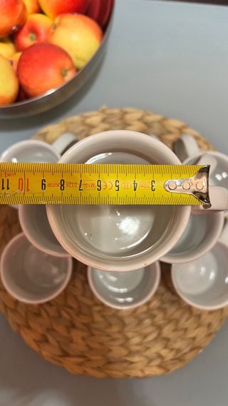 Set 9 Tazze The/Cappuccino Floreale