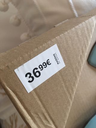 Cuadro Peces Metal Maison du Monde Negro/Teal