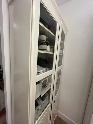 Vitrina Billy Ikea Cristal Madera Blanca