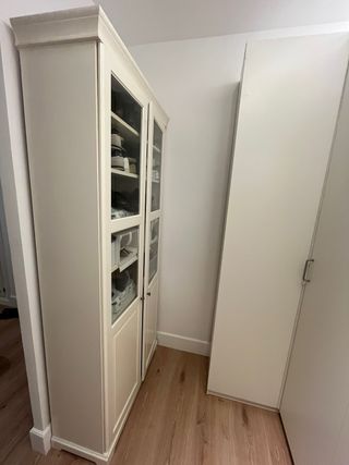 Vitrina Billy Ikea Cristal Madera Blanca