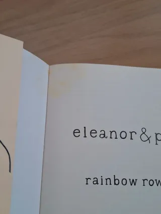 Libro Eleanor & Park Rainbow Rowell