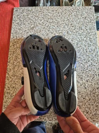 Zapatillas Ciclismo Carretera Azul Talla 44