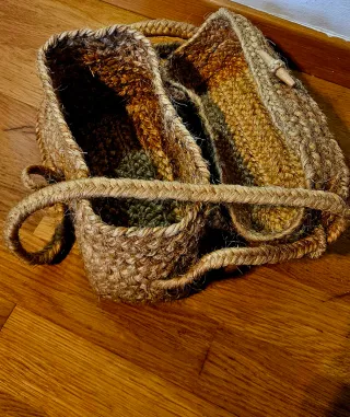 Bolso de campo tejido