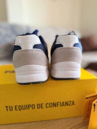 Zapatos de Seguridad Paredes Azul/Blanco