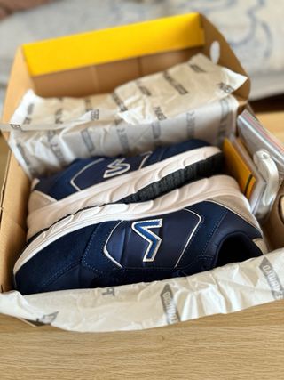 Zapatos de Seguridad Paredes Azul/Blanco