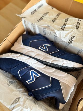 Zapatos de Seguridad Paredes Azul/Blanco