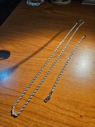 Set Collana e Bracciale Argento 925