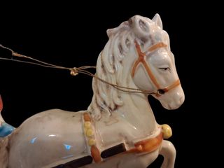 Porcellana Gräfenthal "Ragazzo con carrozza"