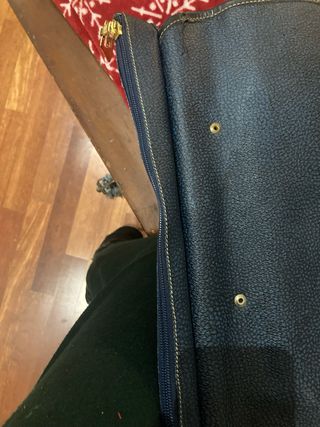 Cartella Borbonese Blu Oro