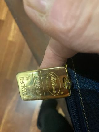 Cartella Borbonese Blu Oro