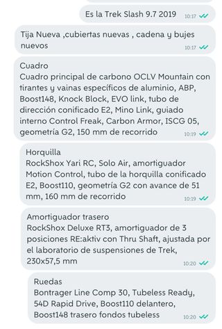 Trek Slash 9.7 Talla L