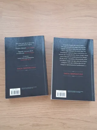 2 primeros libros saga Crepúsculo y Luna Nueva
