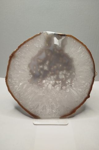 Chapa grande Ágata Blanca Natural