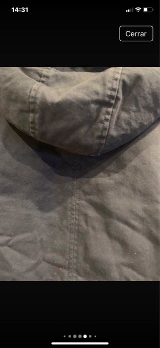 Chaqueta Springfield azul con capucha