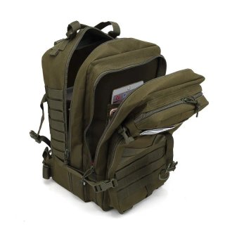 Mochila Táctica 50L Viajes Gym Verde