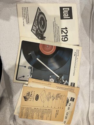 Tocadiscos Dual 1219 Hi-Fi Vintage 1969
