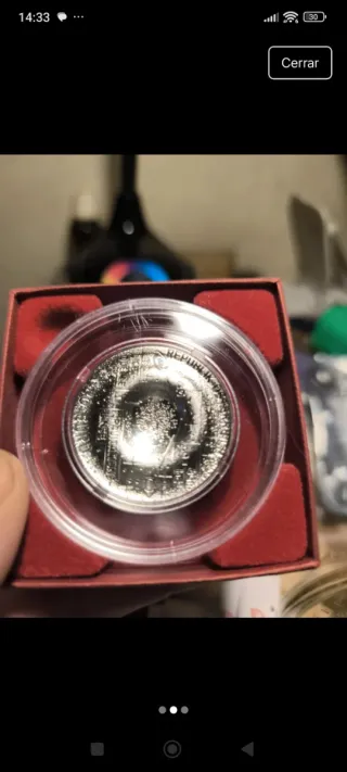 Moneda Einstein Ring 20€ Plata Proof