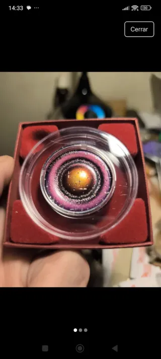 Moneda Einstein Ring 20€ Plata Proof