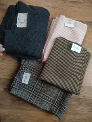 Tessuti, stoffe in lana fantasia