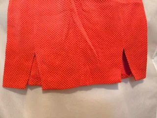 Vestito rosso medio 48% cottone IT 44