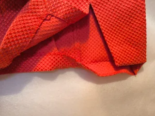 Vestito rosso medio 48% cottone IT 44