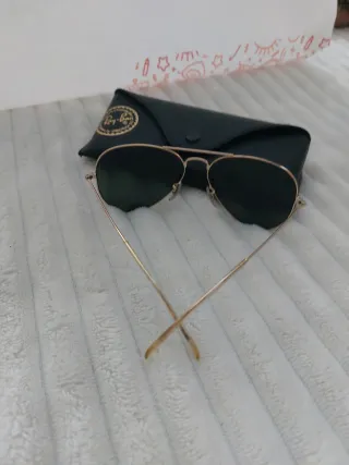 Gafas de sol Ray-Ban Aviator doradas