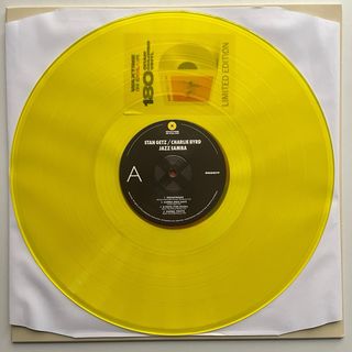 Jazz Samba Stan Getz Charlie Byrd Vinilo amarillo