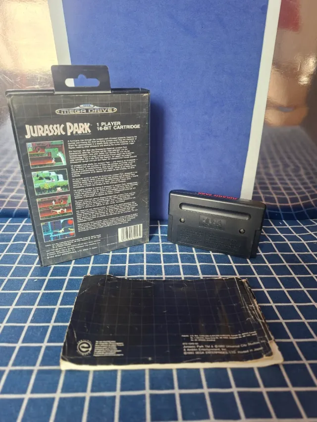 MEGADRIVE ORIGINAL JURASSIC PARK COMPLETO