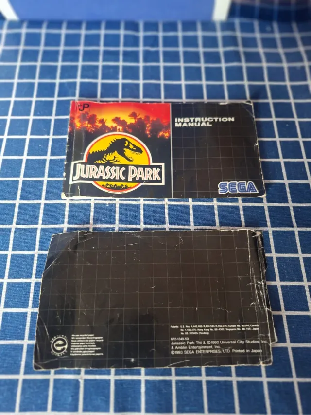 MEGADRIVE ORIGINAL JURASSIC PARK COMPLETO
