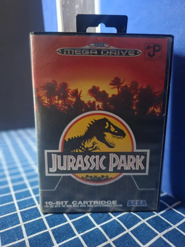 MEGADRIVE ORIGINAL JURASSIC PARK COMPLETO
