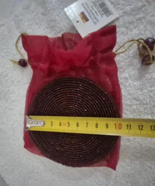 Bajoplatos y posavasos abalorios NUEVO Navidad