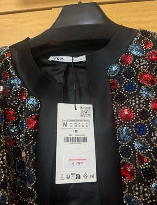 Chaqueta Zara Joya Multicolor
