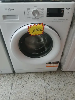 Lavadora Whirlpool 8kg Steam Inverter Motor