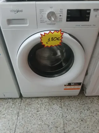 Lavadora Whirlpool 8kg Steam Inverter Motor